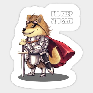 Doge Warrior Sticker